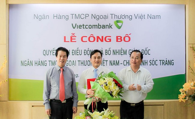 Vietcombank công bố quyết định điều động và bổ nhiệm Giám đốc chi nhánh Sóc Trăng