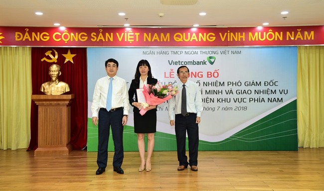 Vietcombank công bố quyết định về nhân sự lãnh đạo Văn phòng đại diện khu vực phía Nam và tại chi nhánh TP Hồ Chí Minh