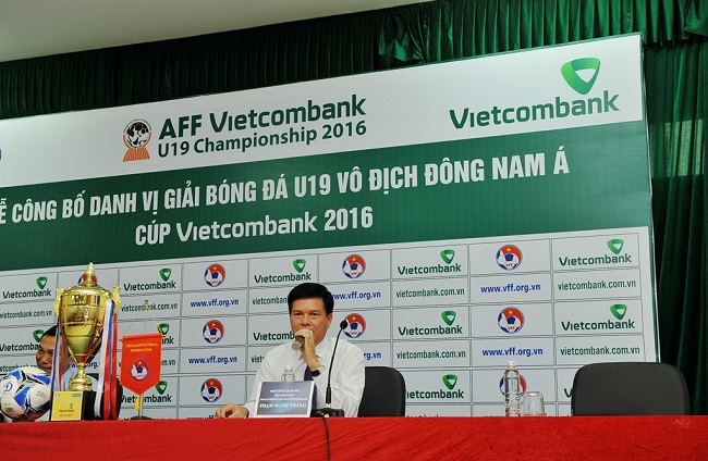 Vietcombank đồng hành cùng “Giải bóng đá U19 Vô địch Đông Nam Á - Cúp Vietcombank 2016”