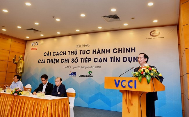 Vietcombank đồng hành cùng Hội thảo “Cải cách thủ tục hành chính - Cải thiện chỉ số tiếp cận tín dụng”