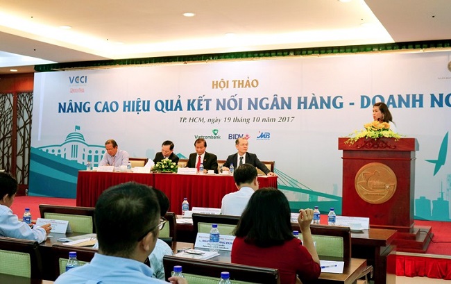 Vietcombank đồng hành cùng Hội thảo “Nâng cao hiệu quả Kết nối Ngân hàng - Doanh nghiệp 2017” tại Thành phố Hồ Chí Minh
