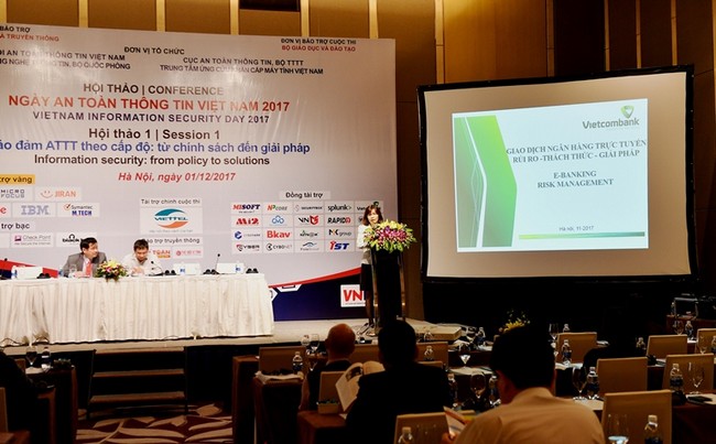 Vietcombank đồng hành cùng Hội thảo quốc tế Ngày An toàn thông tin Việt Nam 2017