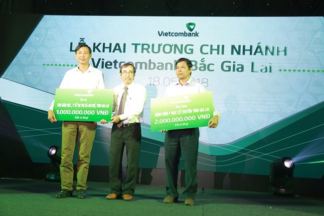 Vietcombank khai trương hoạt động chi nhánh Bắc Gia Lai