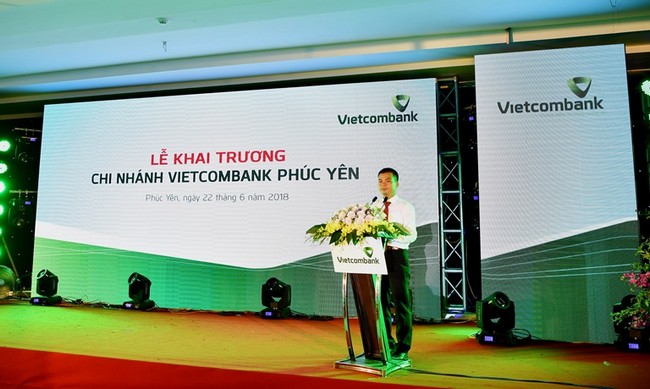 Vietcombank khai trương hoạt động chi nhánh Phúc Yên