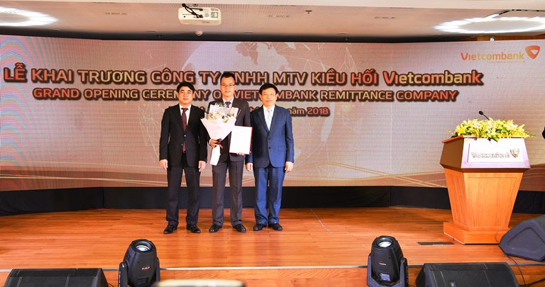 Vietcombank khai trương hoạt động Công ty TNHH MTV Kiều hối Vietcombank (VCBR)