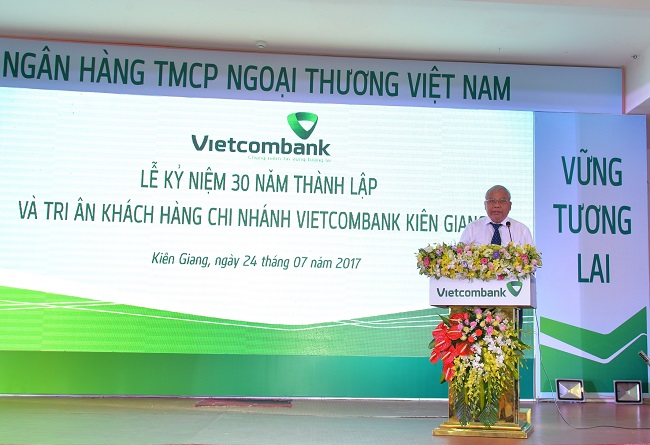 Vietcombank Kiên Giang tổ chức lễ tri ân khách hàng nhân kỷ niệm 30 năm thành lập