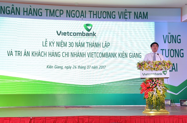 Vietcombank Kiên Giang tổ chức lễ tri ân khách hàng nhân kỷ niệm 30 năm thành lập
