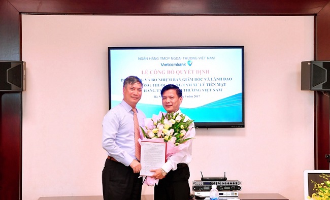 Vietcombank thành lập Trung tâm Xử lý tiền mặt và Bổ nhiệm Ban giám đốc Trung tâm