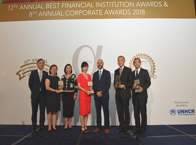 Vietcombank tiếp tục vinh dự nhận giải thưởng “Ngân hàng tốt nhất Việt Nam” năm 2018