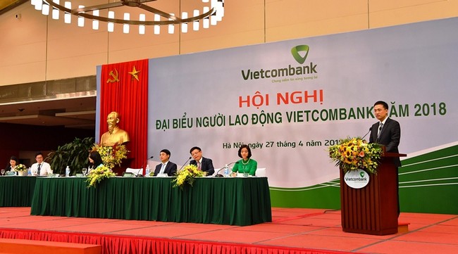 Vietcombank tổ chức thành công Hội nghị đại biểu Người lao động năm 2018