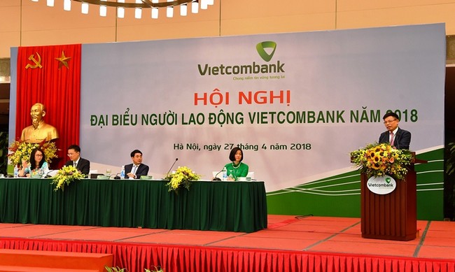 Vietcombank tổ chức thành công Hội nghị đại biểu Người lao động năm 2018