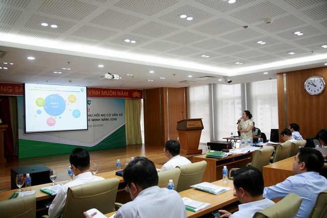 Vietcombank tổ chức thành công Hội thảo tập huấn về công tác xử lývà thu hồi nợ có vấn đề năm 2018 tại các chi nhánh khu vực Tp. Hồ Chí Minh