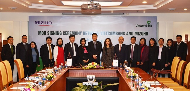Vietcombank và Mizuho ký biên bản ghi nhớ về hoạt động nguồn vốn
