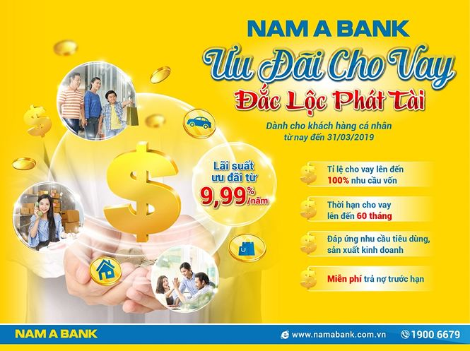 Nam A Bank triển khai hàng loạt gói tín dụng ưu đãi lãi suất - ảnh 1