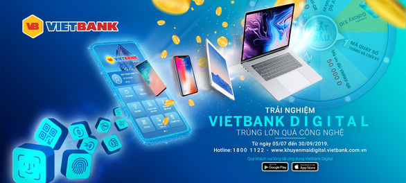 Vietbank khuyến mãi lớn dịp ra mắt Mobile Banking Vietbank Digital. - Ảnh 1.