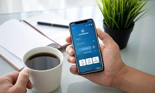 Giao diện ứng dụng Saigonbank Smart Banking.