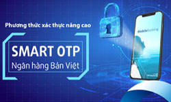 VietCapital Bank tich hop Smart OTP tren ung dung Mobile Banking