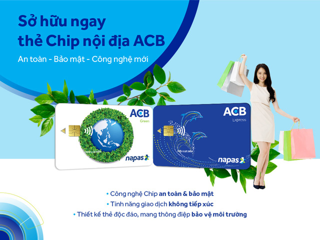ACB triển khai toàn hệ thống thẻ chip nội địa mang thông điệp bảo vệ môi trường - Ảnh 2.