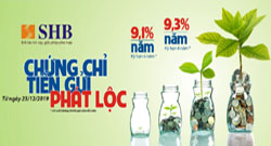 SHB phat hanh chung chi tien gui