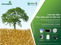 Vietcombank trien khai chuong trinh Chon bao hiem