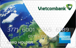 Vietcombank khuyen mai mo the Amex