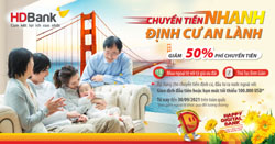 HDBank uu dai phi chuyen tien