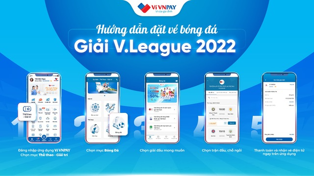 Ví VNPAY giảm giá 50% cho khách hàng đặt mua vé V.League 2022 - Ảnh 1.