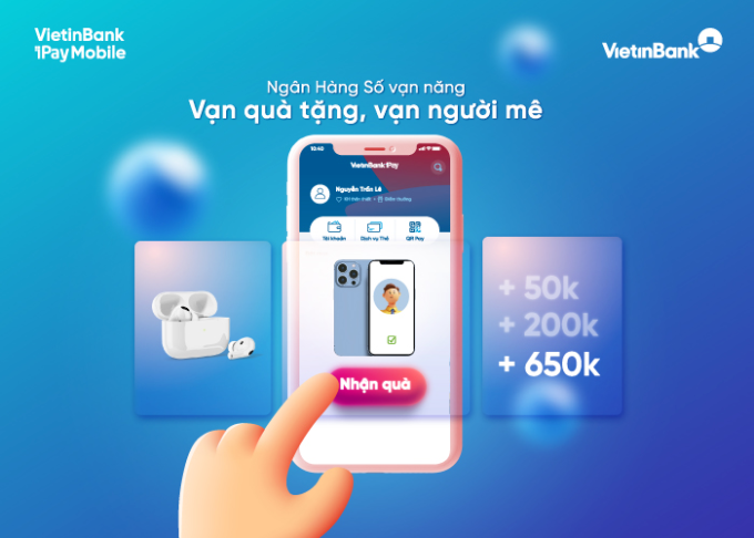 Nhiều ưu đãi cho khách hàng sử dụng dịch vụ trên VietinBank iPay Mobile.