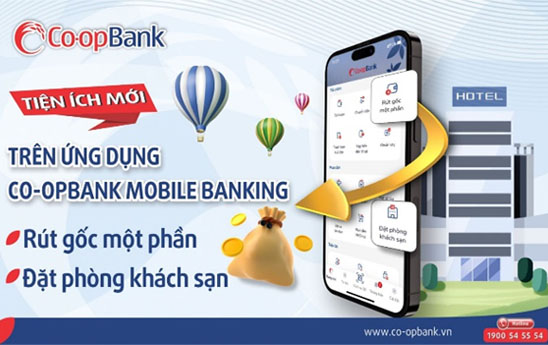 Co opBank Mobile Banking duoc bo sung 2 tinh nang