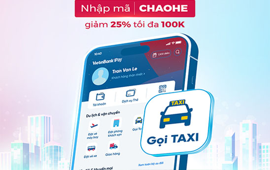VietinBank iPay Mobile tang 100000 dong