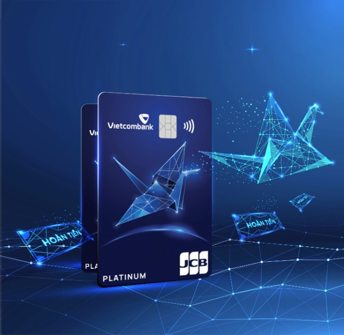 Thẻ Vietcombank JCB Platinum hướng đến phân khúc khách hàng cao cấp. Ảnh: VCB