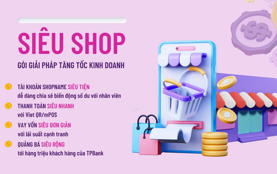 TPBank ra mat goi giai phap tong the danh cho chu Shop