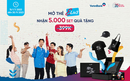 5.000 set qua doc quyen danh tang chu the VietinBank MasterCard Platinum Eliv3
