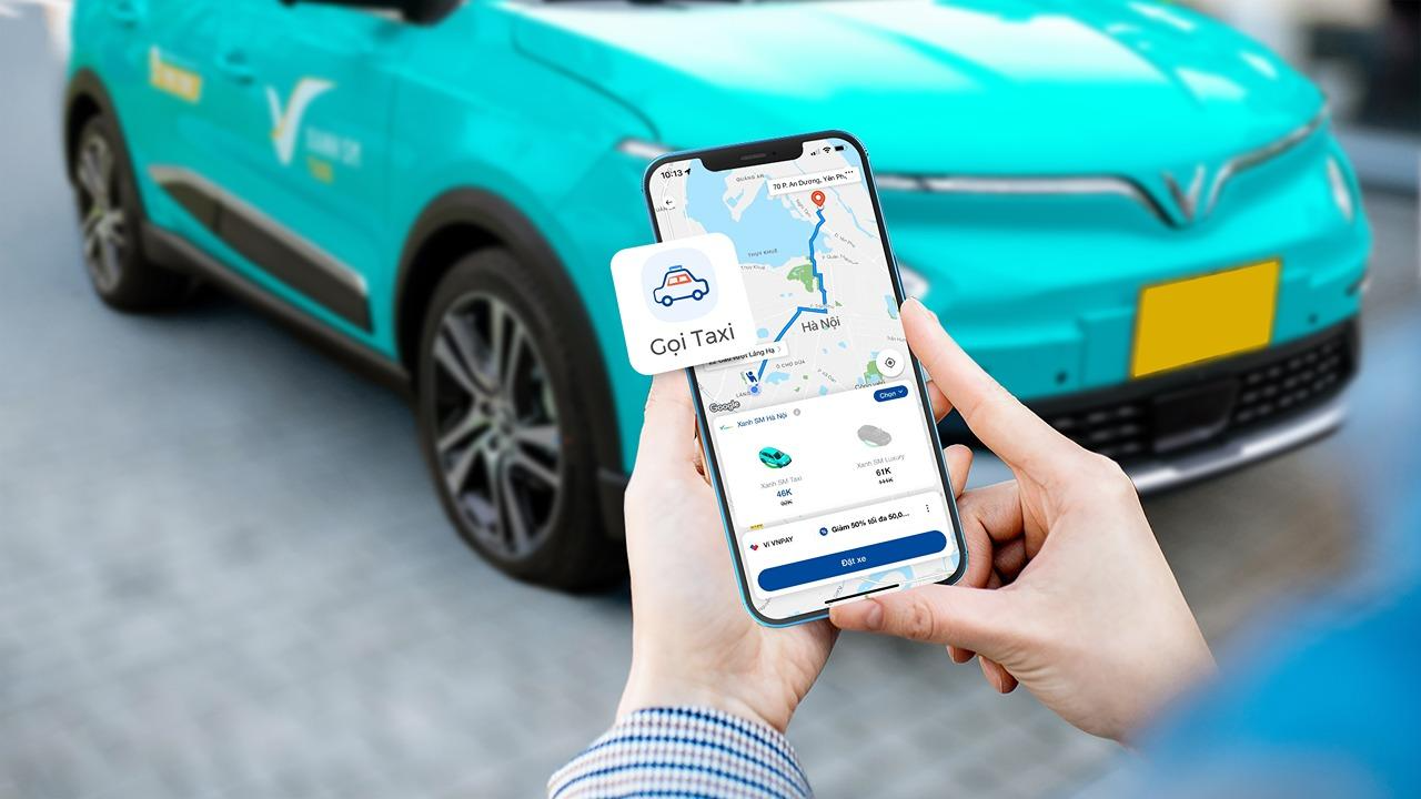 Gọi taxi Xanh SM trên ví VNPAY để hưởng ưu đãi hấp dẫn. 