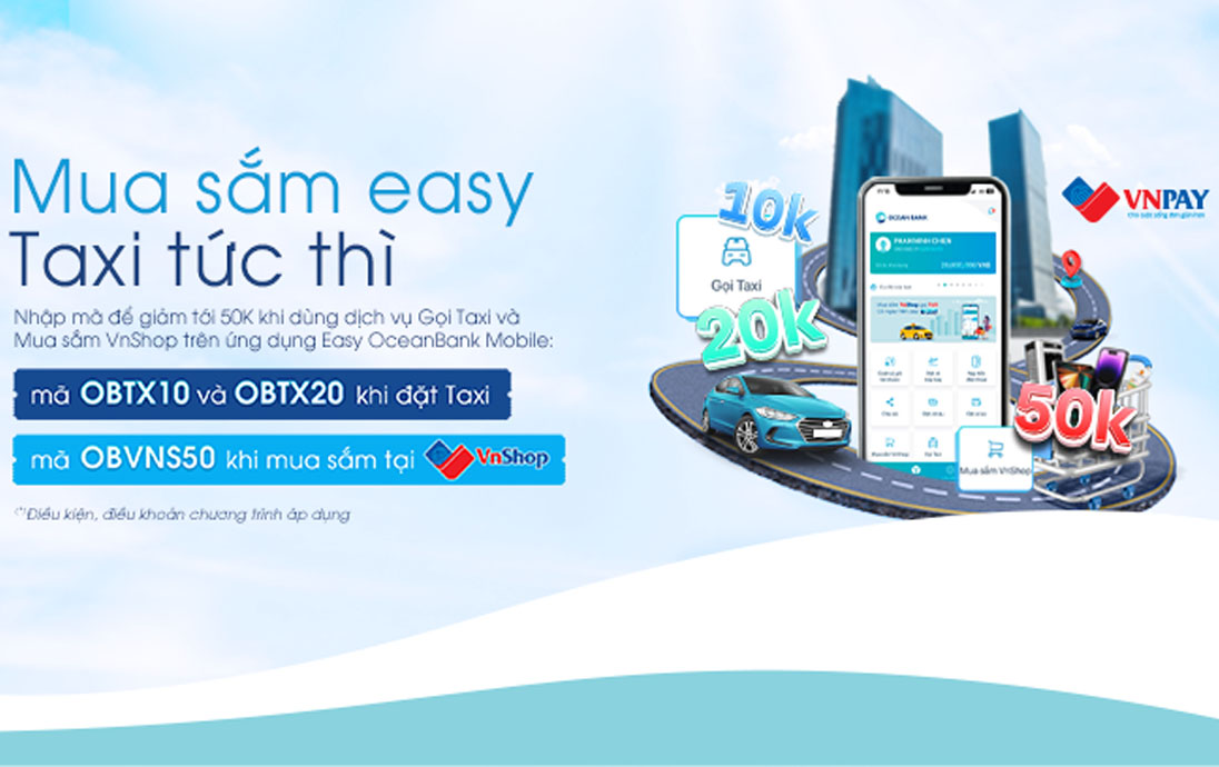 Ung dung Easy OceanBank Mobile uu dai cho khach hang