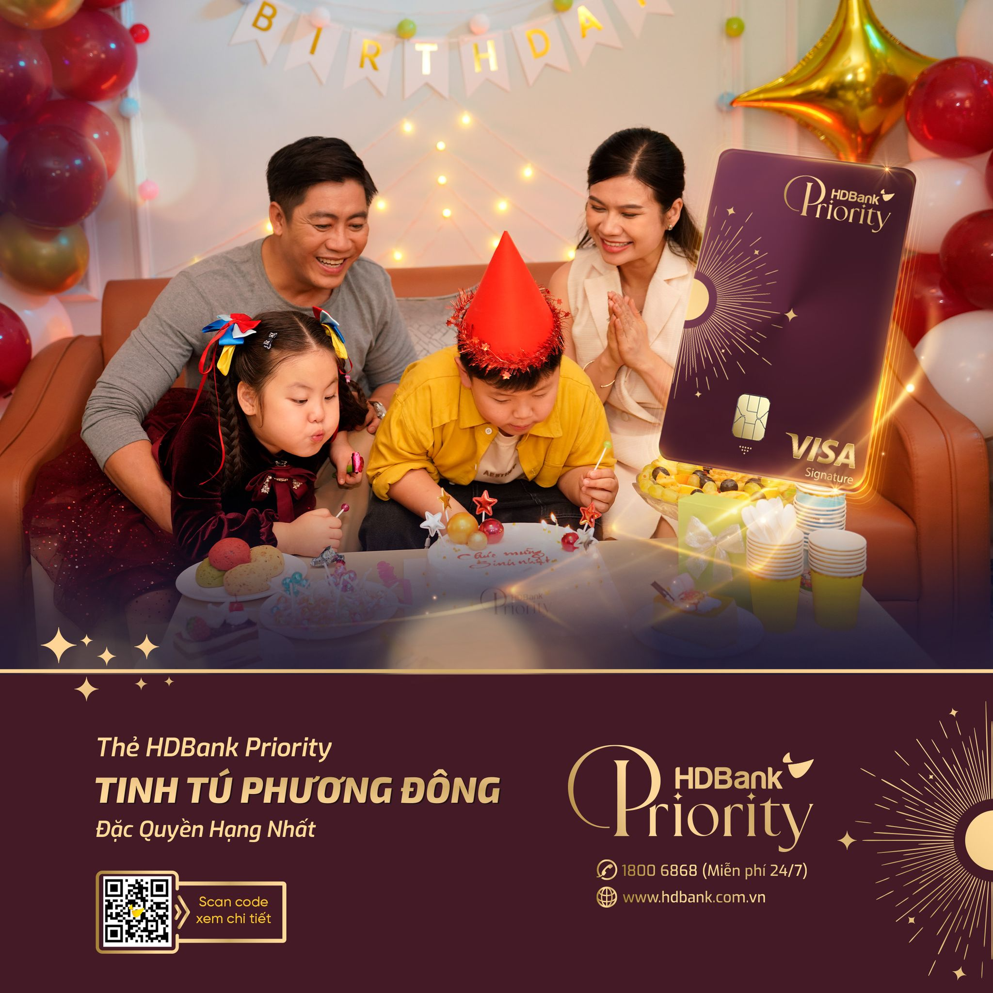 Thẻ tín dụng HDBank Priority – Tinh Tú Phương Đông: Ưu đãi ngập tràn cho khách hàng đặc biệt - 1