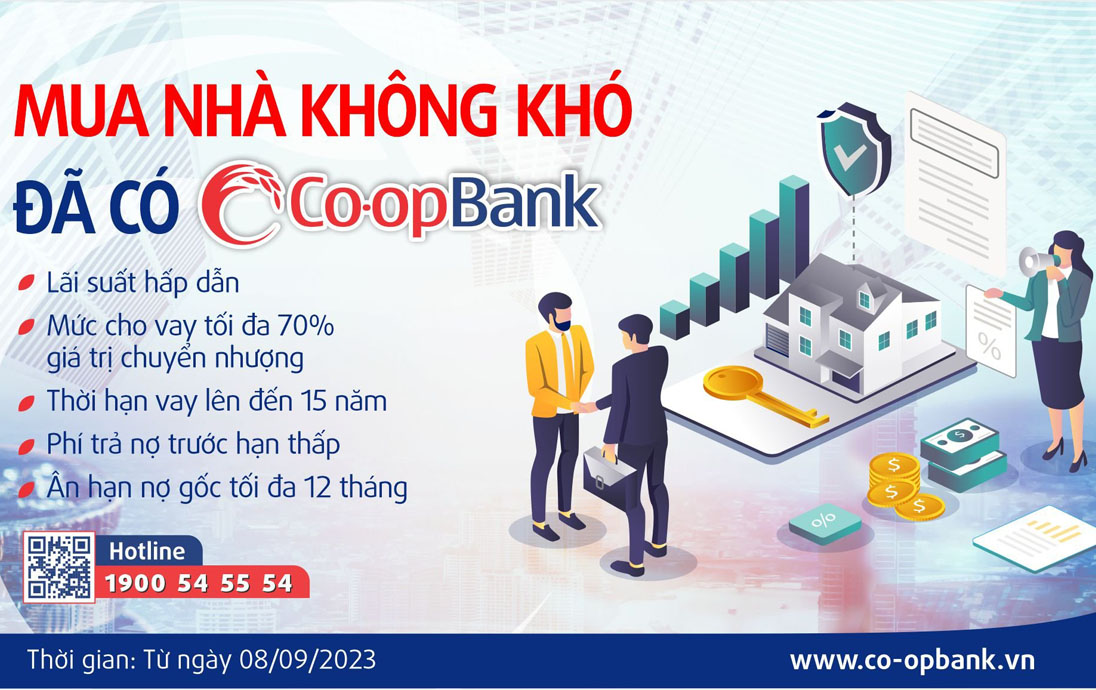 Cung Co opBank hien thuc hoa giac mo An cu lac nghiep