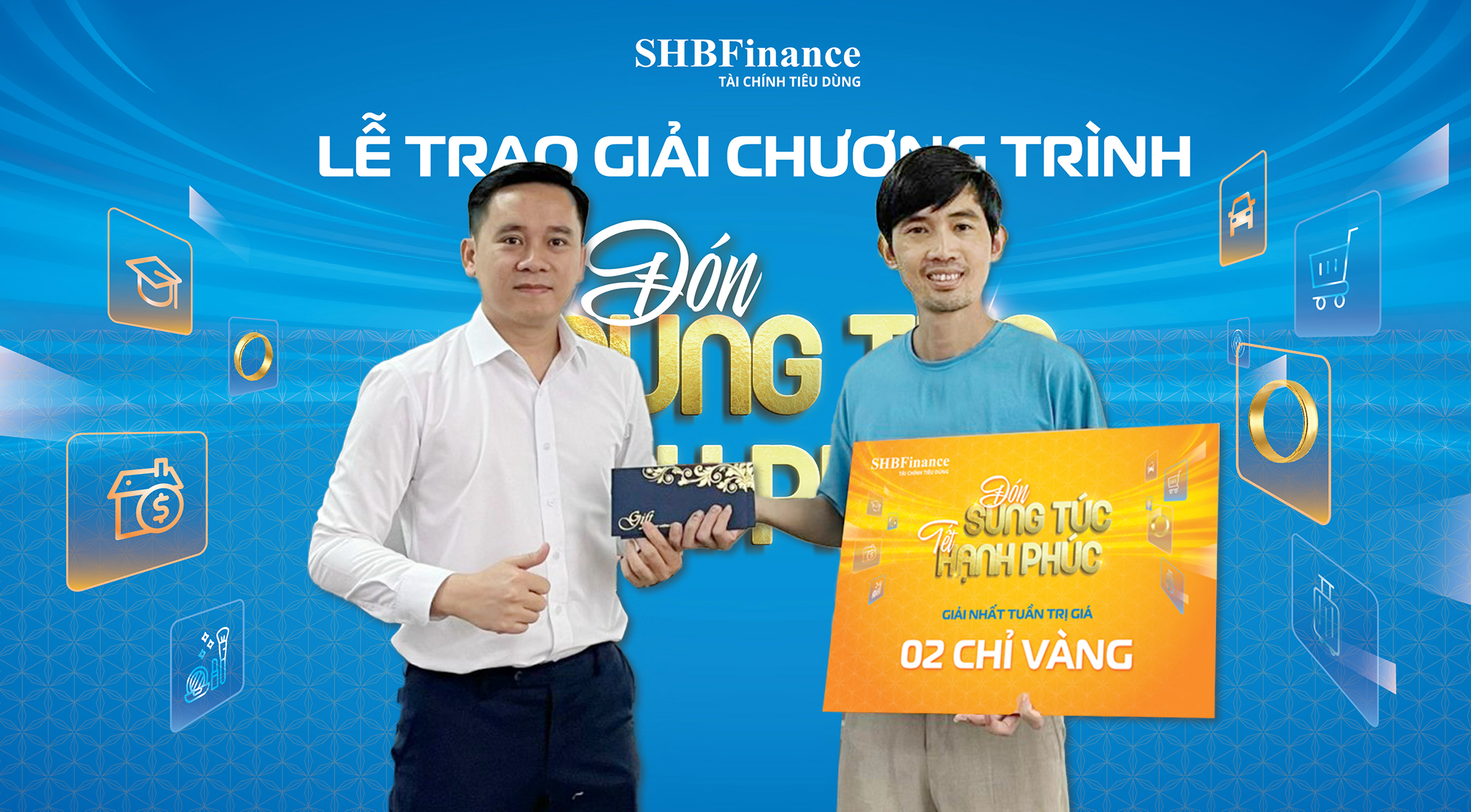 Anh N. T. Nhã, khách hàng may mắn tại Đà Nẵng “Đón Sung Túc, Tết Hạnh Phúc” cùng SHBFinance