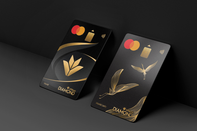 Giao diện thẻ tín dụng mới cho khách hàng thượng lưu của VPBank. Ảnh: VPBank