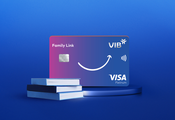Thẻ Family Link phiên bản 2024. Ảnh: VIB