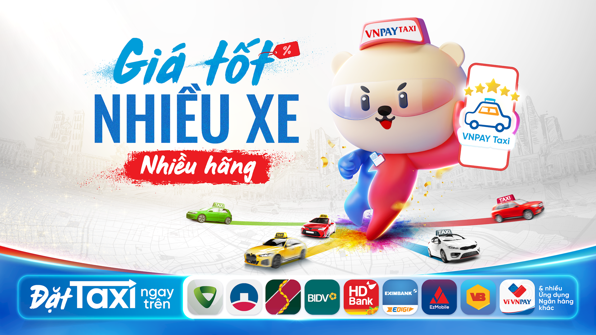 Nền tảng VNPAY Taxi trên app ngân hàng và ví VNPAY “trình làng” linh vật đại diện - Tổng tài VNPAY Taxi