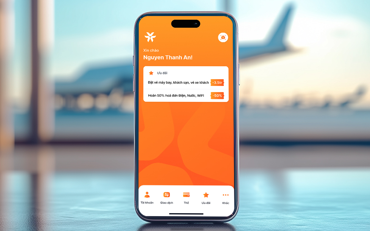 A cell phone with an orange screen  Description automatically generated