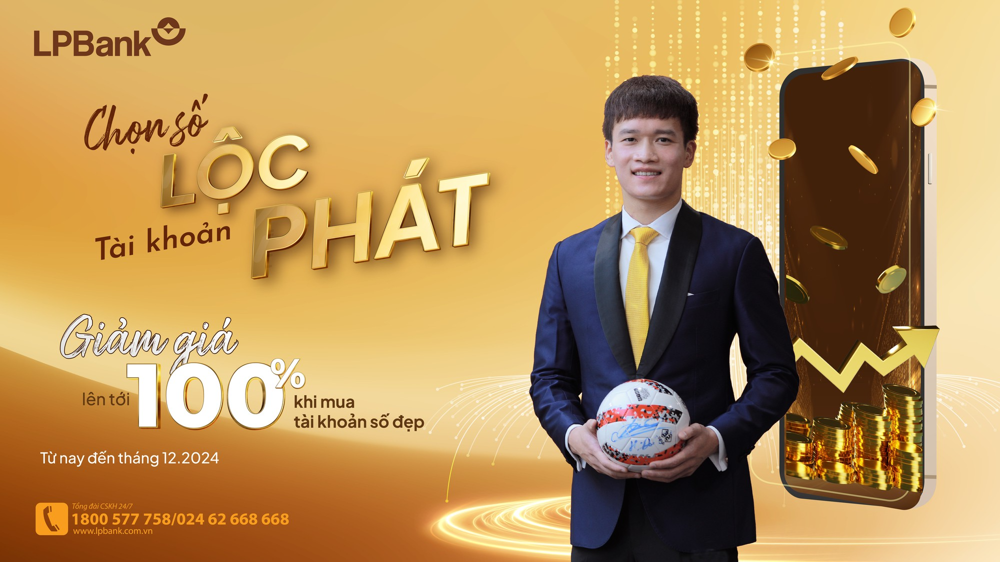 Cơ hội nhận quà Lộc Phát khi mở tài khoản số đẹp của LPBank- Ảnh 2.